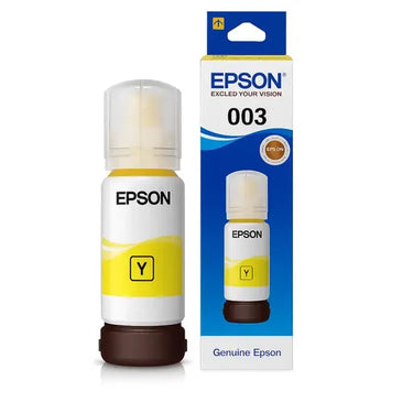 Epson 003 Yellow Ink Bottle 65ml for Quality Printing - Printers